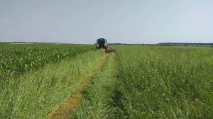 Т-40 с роторною косілкою.
