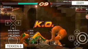 TEKKEN 6 Eddy all level gamethrough | Best moves of Eddy in TEKKEN 6 | Gameplay of Eddy | TEKKEN 6