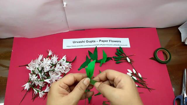 How to make paper flowers Pineapple Lily  Eucomis flower  184