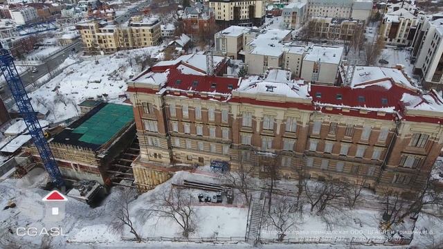 Аэросъемка Шамовской больницы (2 съемка)