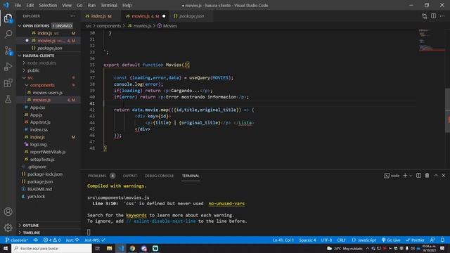 CLASE 11 - GRAPHQL - CLIENTE HASURA REACT смотреть онлайн