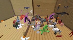ALL MUTANT MOBS vs ALL MOBS vs ALL GOLEMS in Minecraft Mob Battle