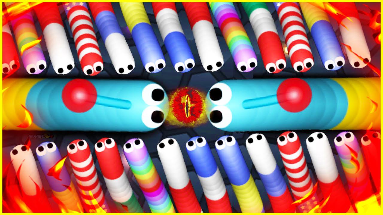 Slither.io МОЙ ЗМЕЙ СТАЛ КРЕПЧЕ, УВЕЛИЧИЛ СВОЙ ЧЛЕН TRAPPING TROPPING GIANT SNAKES #флешигры