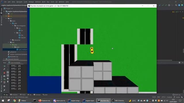 Top Down City Car Crime Game [Java Swing] Implementation смотреть онлайн