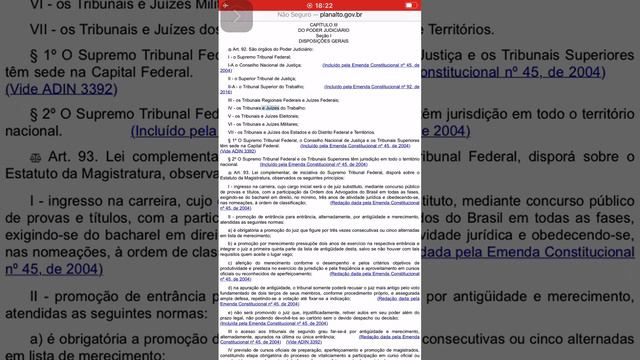 CONSTITUIÇÃO EM AUDIO - PARTE 33 - Art. 92 - CRFB 1988 - PODER JUDICIÁRIO