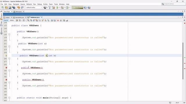 Lec-7 How to Overloading of Constructor  in Java?