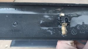 Узкие молдинги на двери с водительской стороны на Пассат Б 3 Кузовные детали на Пассат Б3.