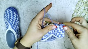 НОВИНКА! Домашние следки спицами. ТАК МЫ ЕЩЕ НЕ ВЯЗАЛИ