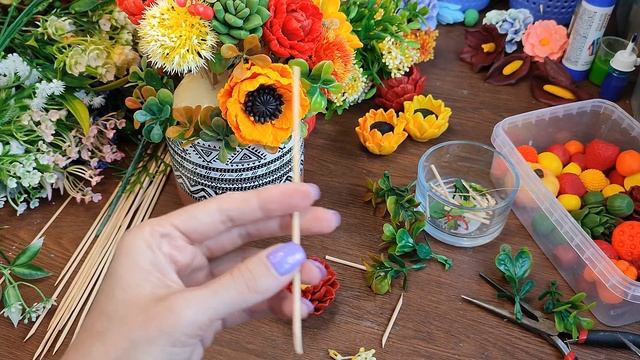 Большой осенний букет из мыла ? Мыльная флористика от ТакКруто ? Как собрать букет
