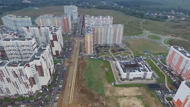 Аэросъемка ЖК "Новые Ватутинки", 11.09.2016 смотреть онлайн