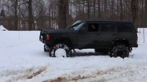 Kia Sorento Off Road в снежной колее