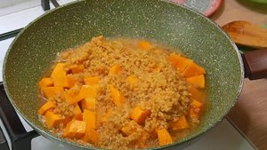 Булгур с Тыквой на Сковороде — Вкусный Рецепт Каши из Булгура на Скорую Руку