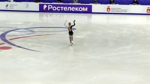 Вероника Жилина. Первенство России по фигурному катанию среди юниоров 2023. Короткая программа.
