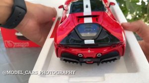 Buying New FERRARI SF90 STRADALE HYBRID 1000hp ASSETTO FIORANO 2019 Bburago SIGNATURE SERIES 1/18