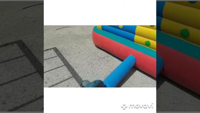 Как установить и сложить надувной батут смотреть онлайн