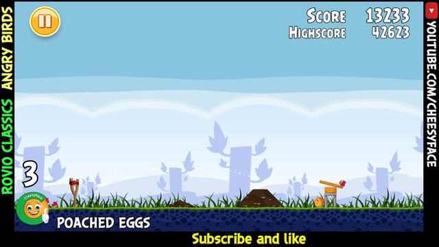 ROVIO Classics Angry Birds Poached Eggs 2022 Level 3 1 Episode 1 Theme 1 смотреть онлайн