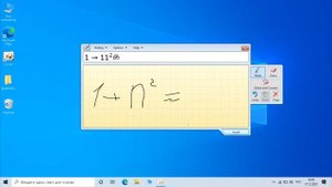 Как открыть Панель математического ввода Windows 10