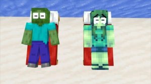 Monster School : Enderman Baby Life  - Minecraft Animation