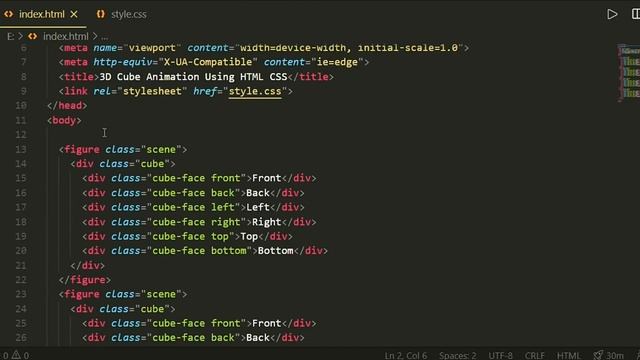CSS 3D Cube Animation Box?Free Code,How to Create 3D Cube Animation Box with CSS &HTML|Coding Zakir