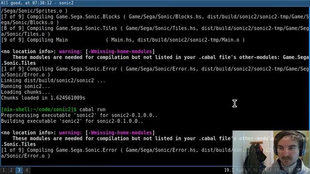 Sonic 2 in Haskell: Playing with sprites смотреть онлайн