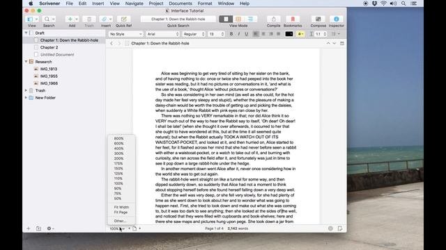 03  Начало работы в Scrivener - Найди свой путь