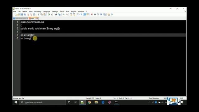 Command line Argument in java with example смотреть онлайн