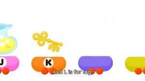 ABC Train Song 🚂🅰️🅱️ A is for Apple B is for Ball | Lingokids ABC song