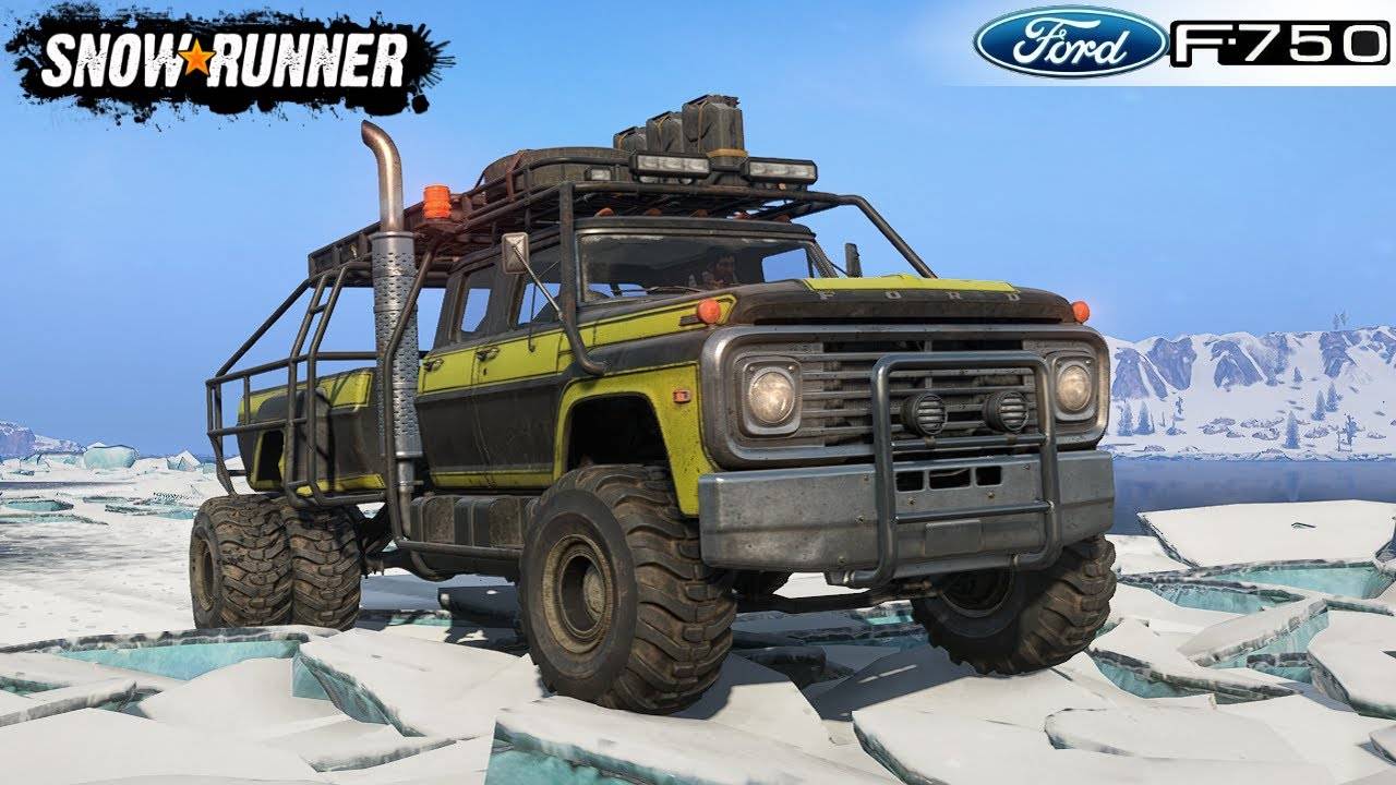 SnowRunner ★ Мэн (США) ★ Ford 750 едет на разведку ★ Режим Хардкор. #091