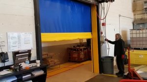 High Speed Fabric Door