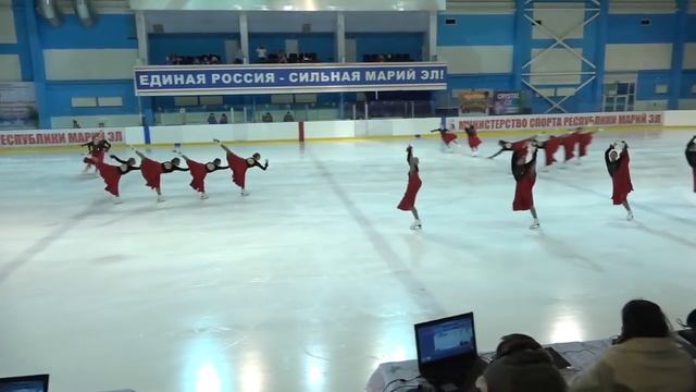 Чемпионат и первенство России по синхронному фигурному катанию в г.Йошкар-Ола командаг.Екатеринбург смотреть онлайн
