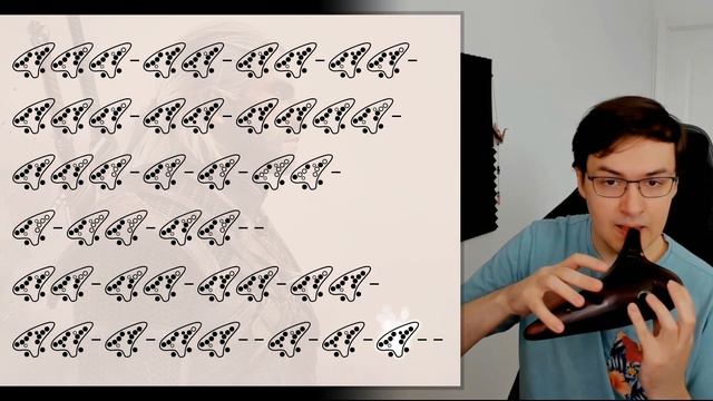 The Witcher 3 - Lullaby of Woe - Ocarina tutorial / tabs смотреть онлайн