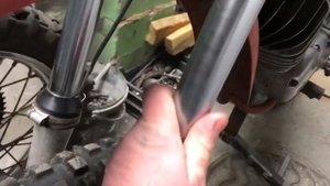 Дедушка чезетов кросс из 1970-х,начало реставрации (CEZET-981)