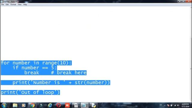 Python Tutorial for Beginners | Break in Python | Break Statement Loop Control statement | Ratnakar