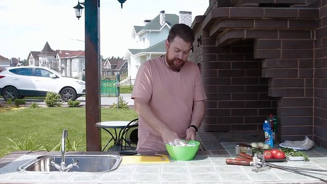 Рецепт шашлыка в ПЕЧИ БАРБЕКЮ. Маринуем, жарим, кушаем! смотреть онлайн