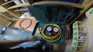 Заправка кондиционера ЦПУ фреоном/ВИДЕОДНЕВНИК VLOG№57