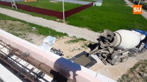 Заливаем армопояс на доме Сумароково в Щелково