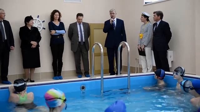 Открытие малого бассейна «Юнга» на базе СДЮСШОР «Юность». Видео: Антон БУЦЕНКО. смотреть онлайн