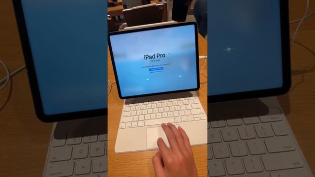 iPad Pro at apple store