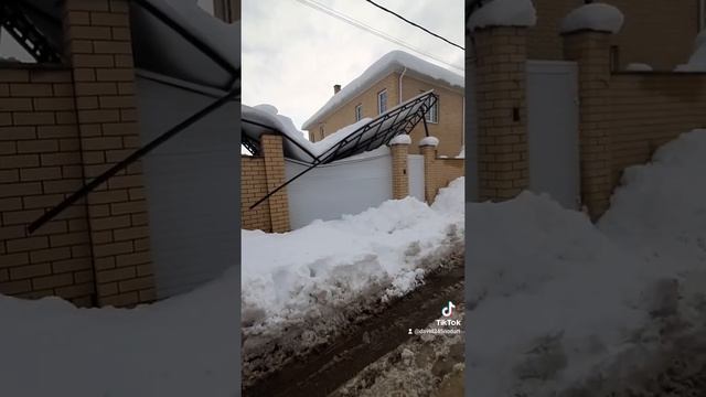 снежная нагрузка на навес.