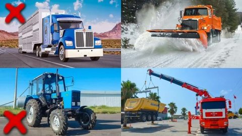 Строительная техника для детей. Изучаем строительный транспорт. Строительные машины для малышей