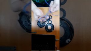 Разбор триммерной головки и замена лески