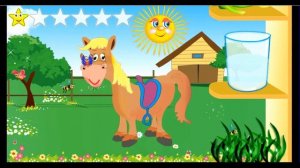 Сытая Ферма накорми животных/Well-fed Farm feed animals познавательный и развивающий мультик