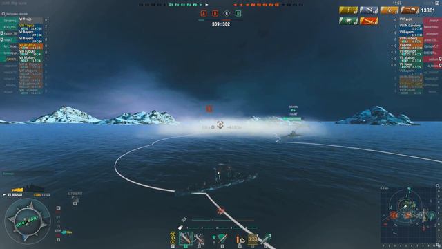 Эсминец типа «Mahan» США - хороший бой, 2 фрага смотреть онлайн