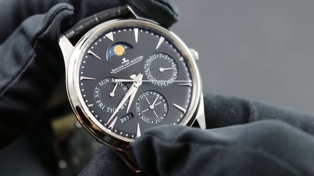 Jaeger-LeCoultre Master Ultra Thin Perpetual 1308407 Showcase Review смотреть онлайн