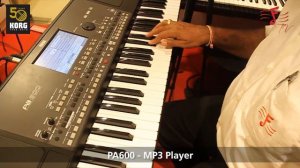 KORG PA-600 - How To Use The Mp3 Feature