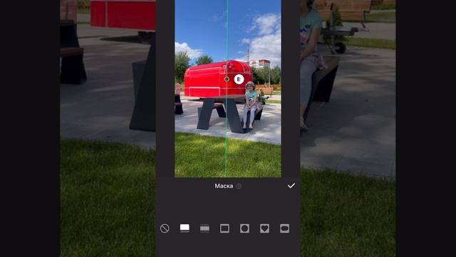 Эффект двойника (клон) монтаж на телефоне CapCut и InShot