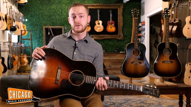 1945 Sunburst Gibson "Banner" J-45 | CME Vintage Demo | Carl Kammin смотреть онлайн
