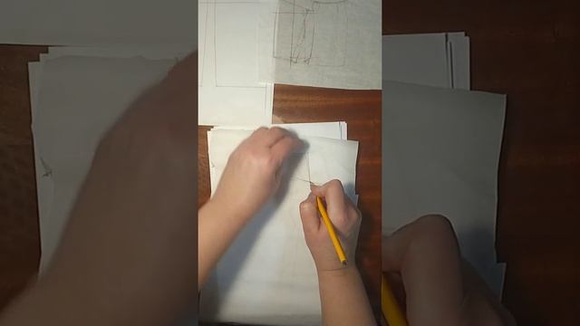 Моделирование. Юбка с ассиметричной кокеткой .