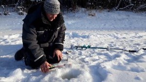 Рыбалка на хариуса зимой 2021/ Архангельская обл.