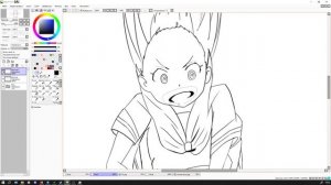 Speedpaint/Timelapse [Paint Tool Sai]. Clip Studio Paint. Как рисовать Аниме. Anime. Тян.